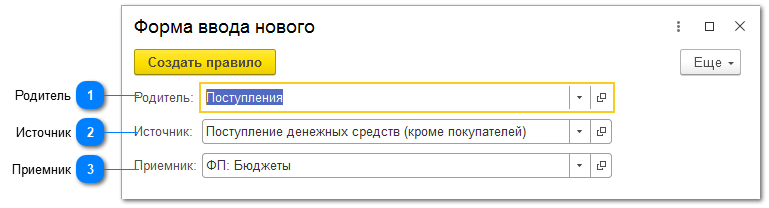 11.3.1.2. Создание "Правила сбора данных"